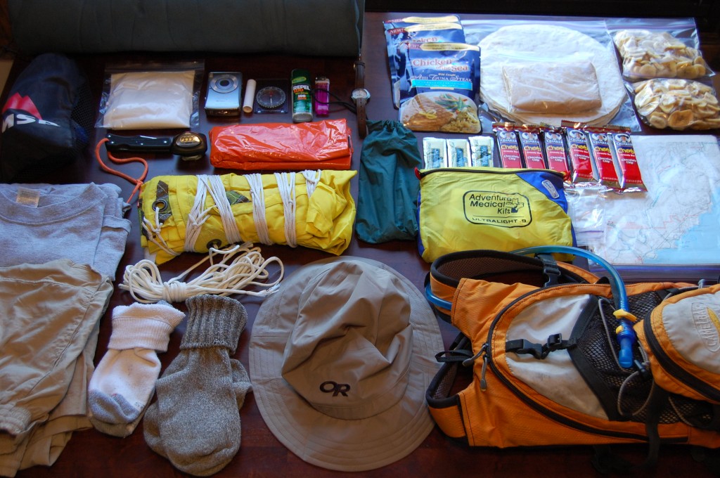 Ultralight backpacking gear