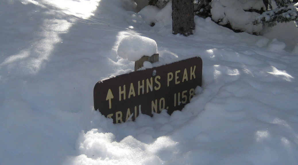 Breaking Trail on Hahn’s Peak